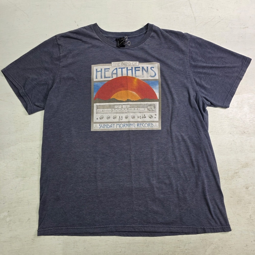 The Band Of Heathens Rock Band T-Shirt - 2013 - Sunday Morning Record Men's Sz L